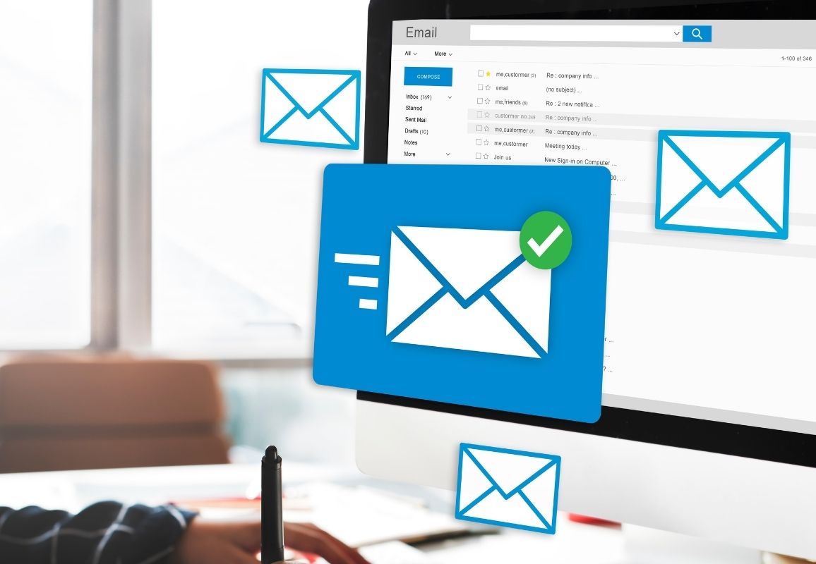 Mensagem enviada pelo e-mail corporativo