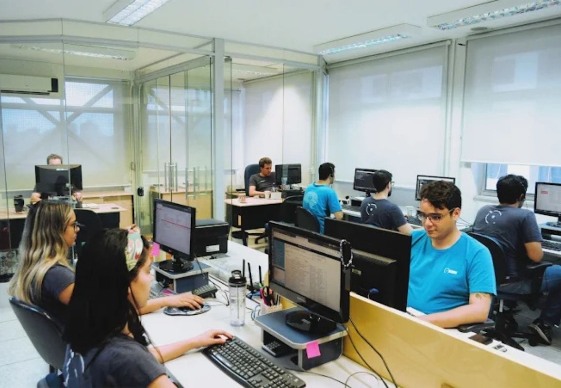 Sala de trabalho da Task em Belo Horizonte.